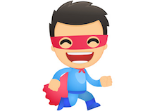 funny cartoon superhero © artenot - Fotolia.com