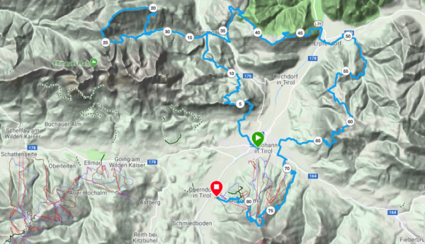 Koasa Trail als GPS-Track bei Garmin Connect